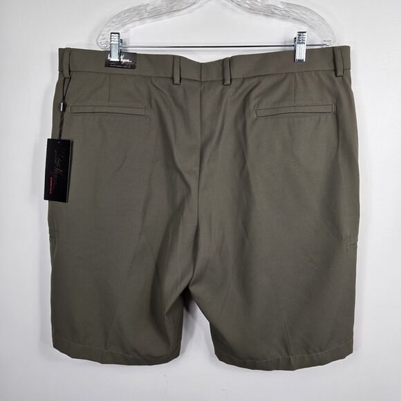 Walter Hagen Men's Size 42 Flat Front Green Cargo Shorts Golf Clubhouse NWT - Picture 6 of 6
